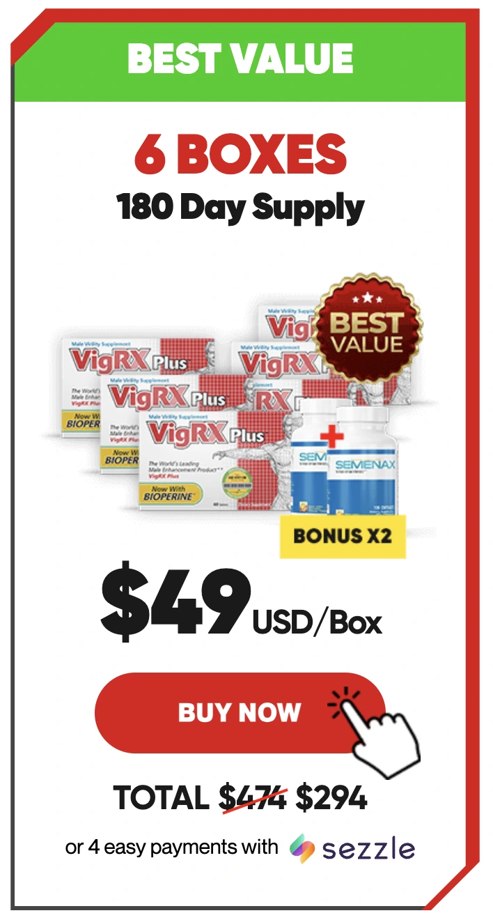 VigRX Plus order six bottles